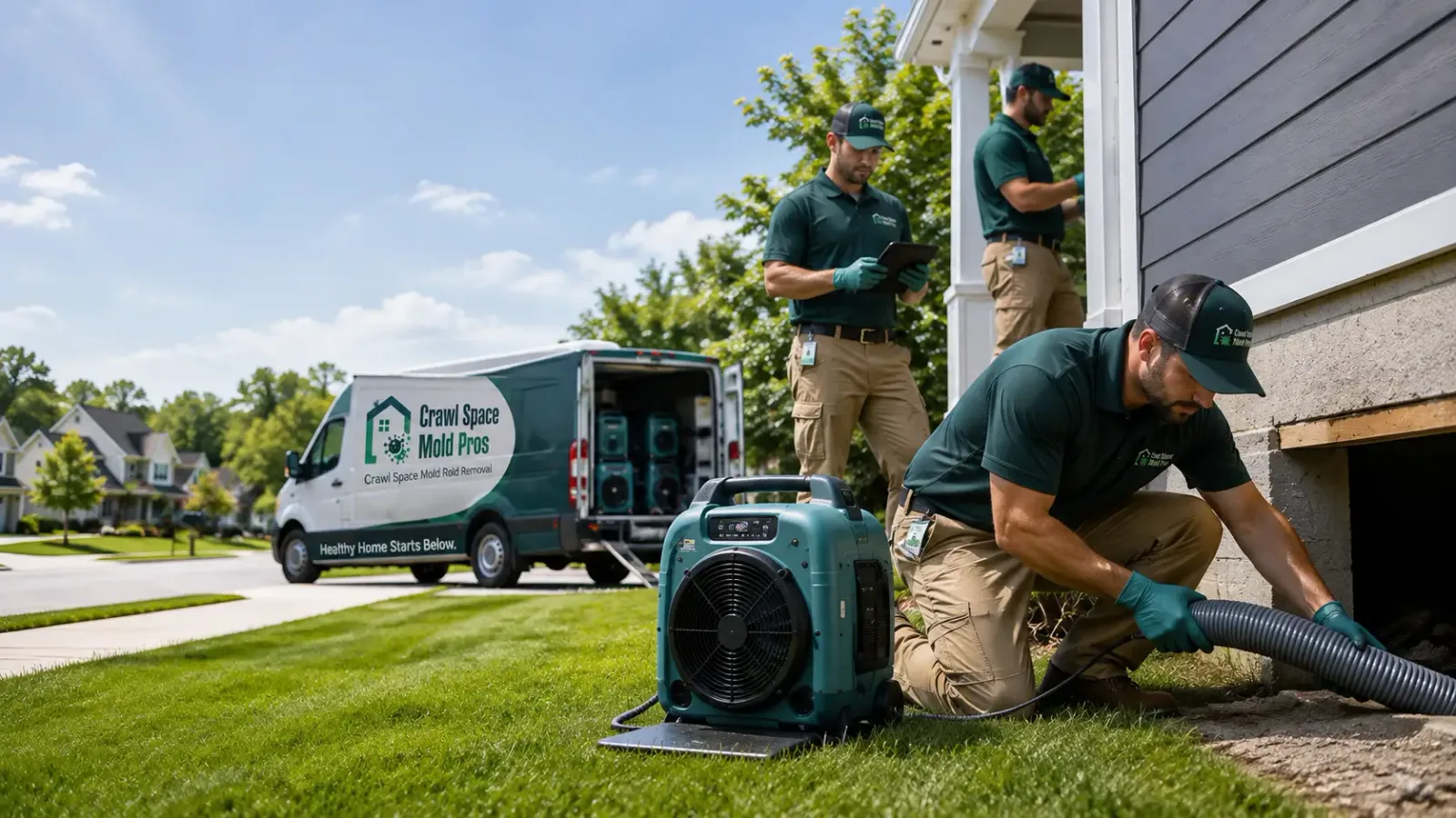 Crawl Space Mold Removal in Hamden, OH